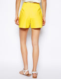 ASOS High Waist Linen Shorts